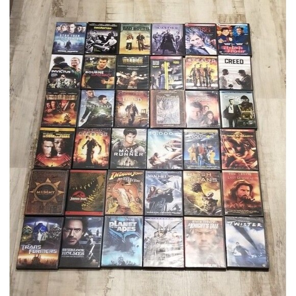 Other - Lot of 38 DVDs Popular Blockbuster Action Epic Movies Mummy The Matrix Xmen VG